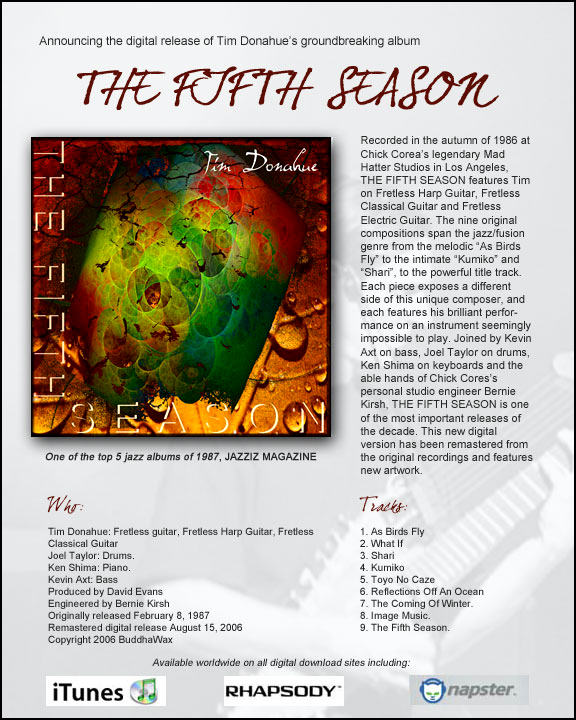 5th Season Press Release August 2006